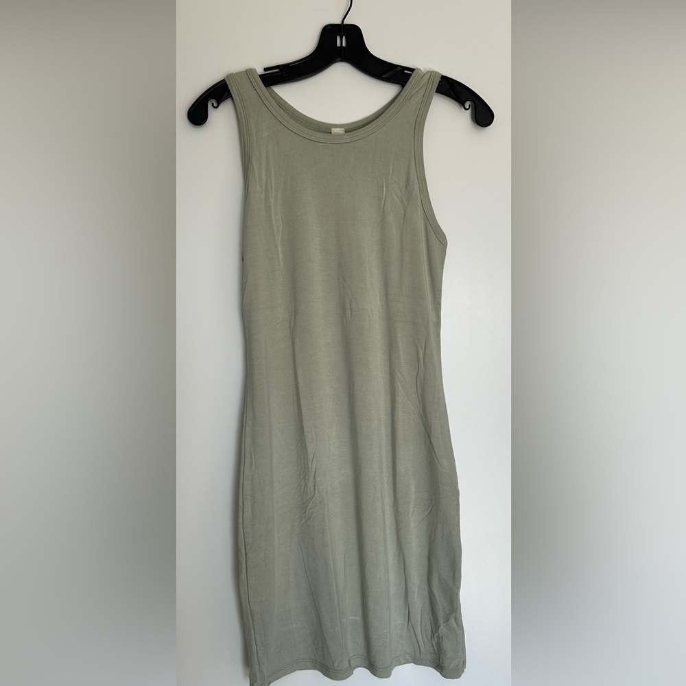 Sage Green Tank Dress - Soft & Stretchy
